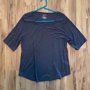 Apt. 9 Gray Essentials Tee, Size XL.